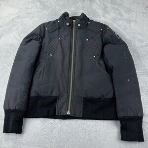 Moose Knuckles Black Bomber Jacket Men’s Size S